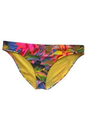 Aerie Tropical Print Heirloom Hipster Cheeky Bottom